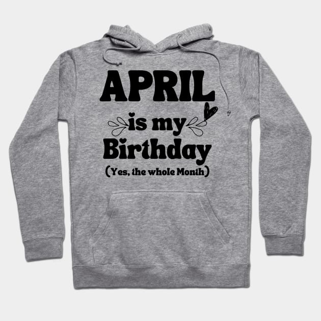 April Birthday Hoodie by Xtian Dela ✅